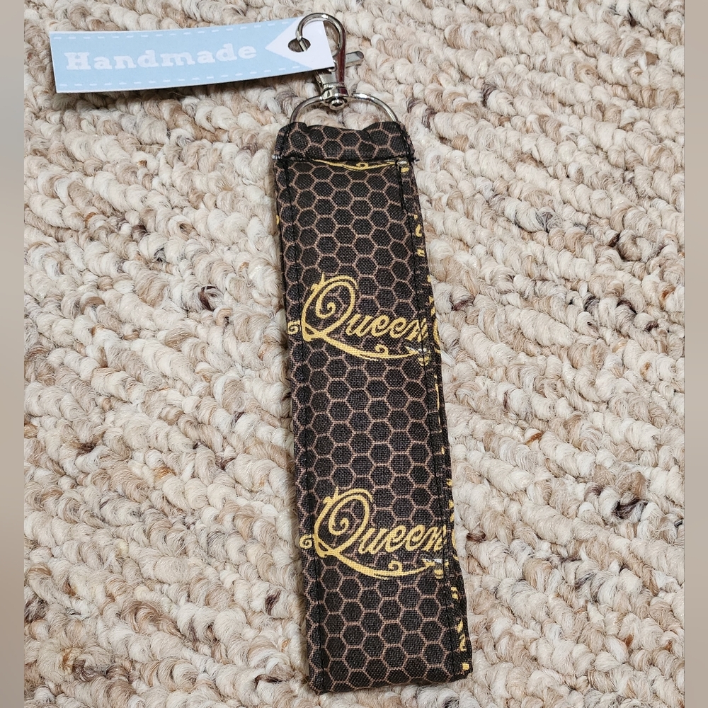 Handmade Honeycomb Queen Key Fob